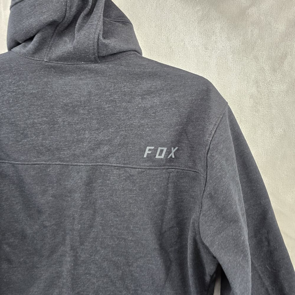 Fox Racing Ranger Fire Jacket Mens Medium Black Soft Shell Full Zip Hoodie - Picture 7 of 7